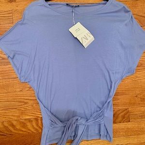 Wrap Shirt Light Blue